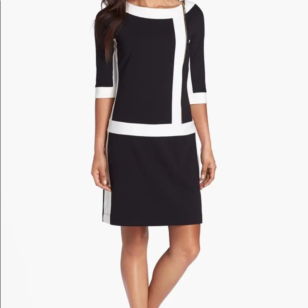Color Block Dress Ellen Tracy Size 4